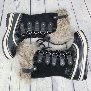 SOREL | Joan Of Arctic faux fur waterproof lace-up winter snow outdoor boots